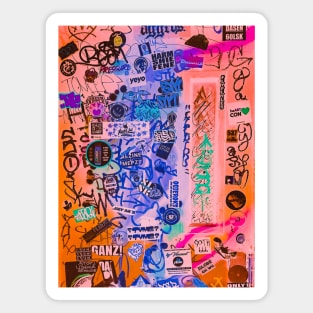 Street NYC Style Sticker Art Graffiti Magnet